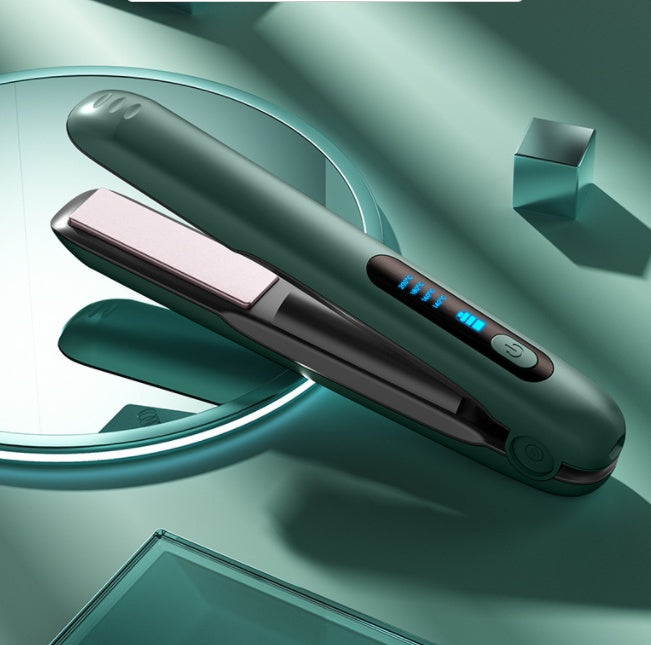 Wireless 2-in-1 Hair Straightener & Curler - Cordless Styling Iron
