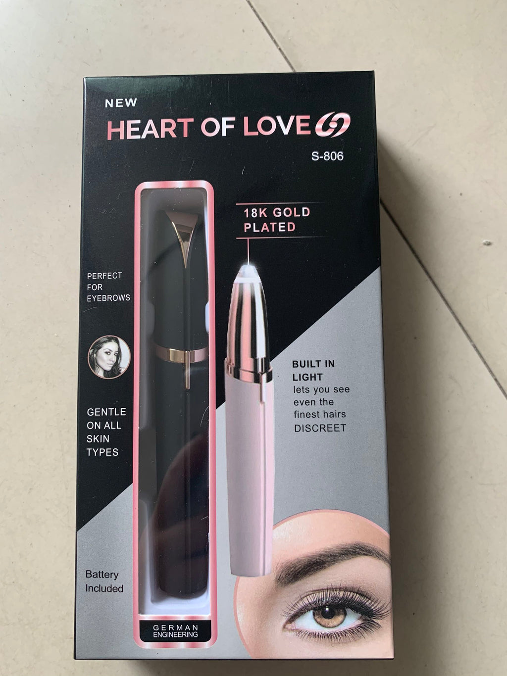 Flawless Brows Electric Eyebrow Trimmer - Pain-Free Precision Tool