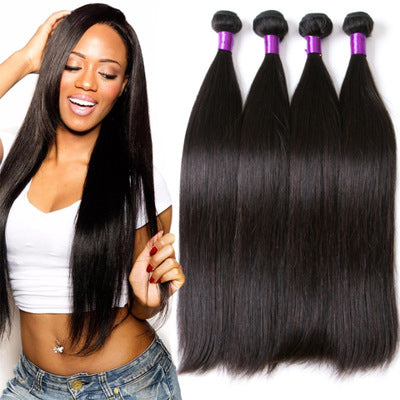 Brazilian Straight Human Hair - Premium Natural Extensions