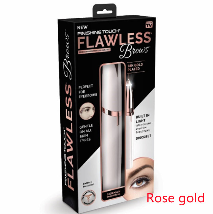 Flawless Brows Electric Eyebrow Trimmer - Pain-Free Precision Tool