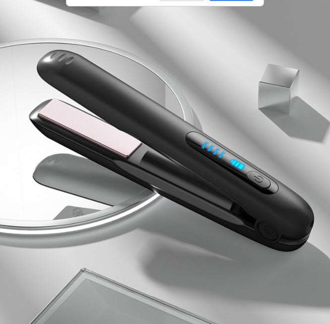 Wireless 2-in-1 Hair Straightener & Curler - Cordless Styling Iron