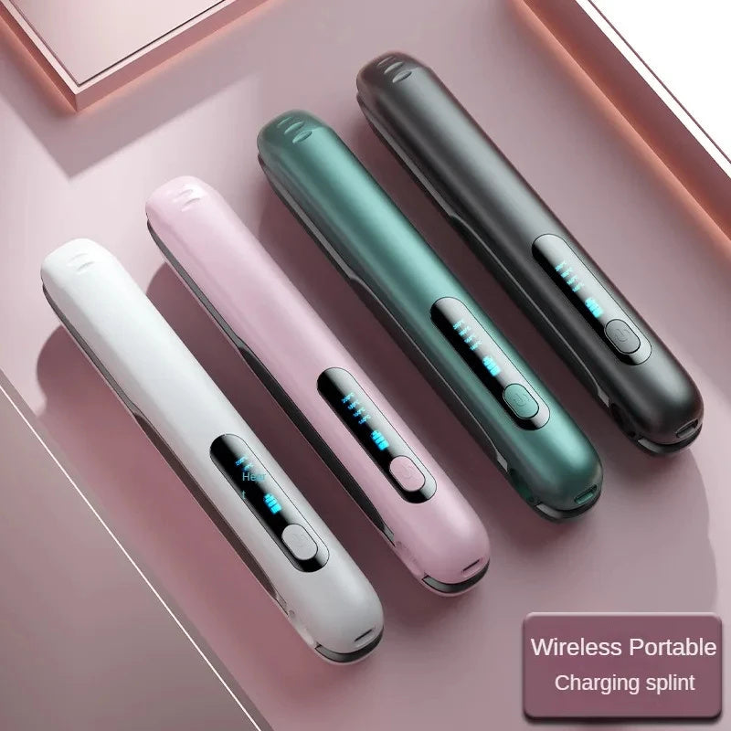 Wireless 2-in-1 Hair Straightener & Curler - Cordless Styling Iron