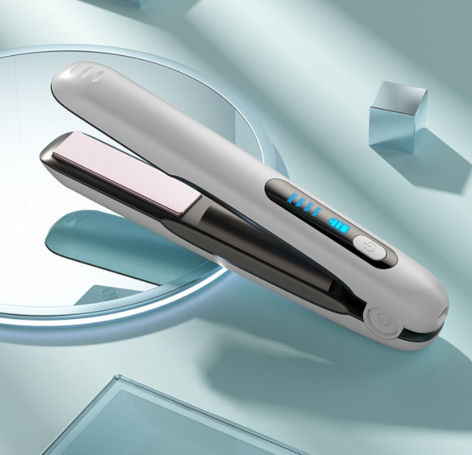 Wireless 2-in-1 Hair Straightener & Curler - Cordless Styling Iron