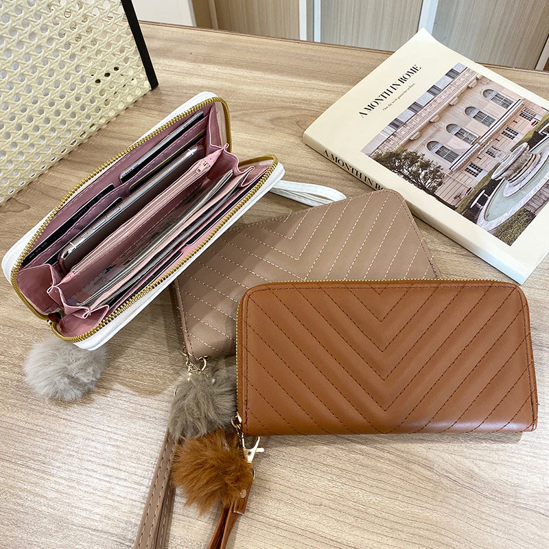 Multi-Card Long Wallet - Stylish Organizer with Multiple Pockets