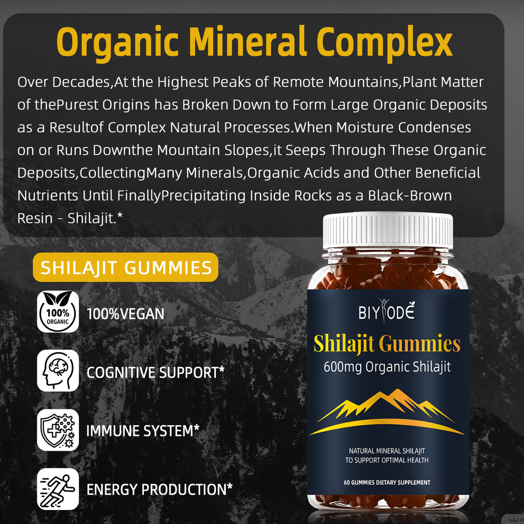 Pure Himalayan Shilajit Gummies - Premium Wellness Supplement