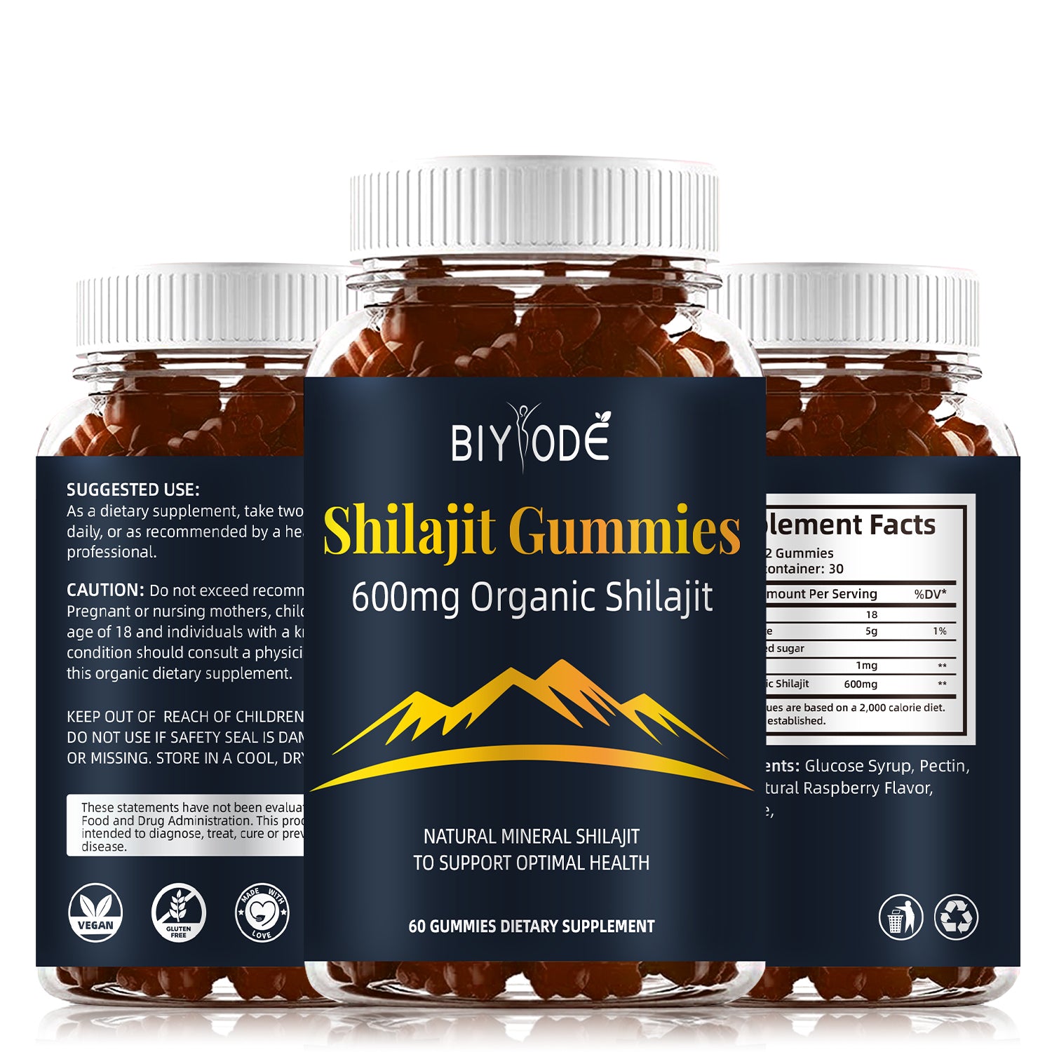 Pure Himalayan Shilajit Gummies - Premium Wellness Supplement