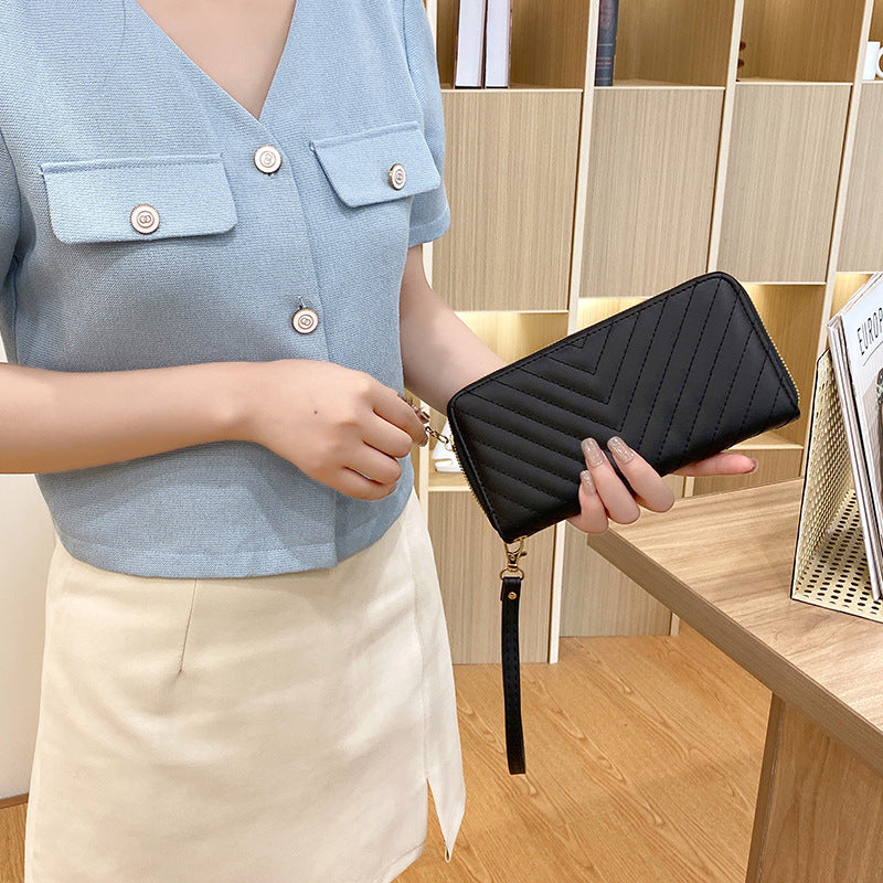 Multi-Card Long Wallet - Stylish Organizer with Multiple Pockets