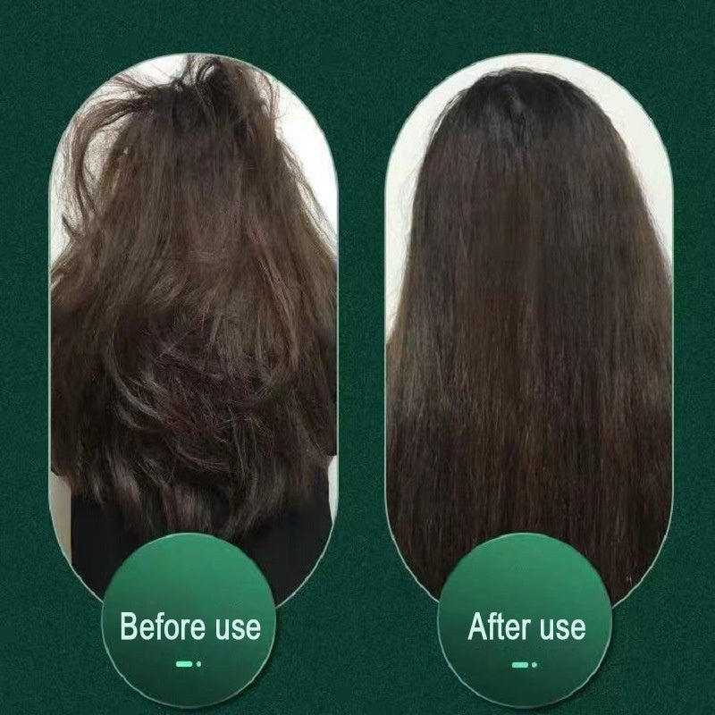 2-in-1 Hair Straightener & Curling Brush with Negative Ion Technology